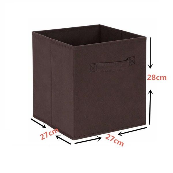 Caixas de armazenamento caixas novas cabines dobráveis de tecido não tecidos Caixa de armazenamento Toys Organizer Roupas Bin para meias d