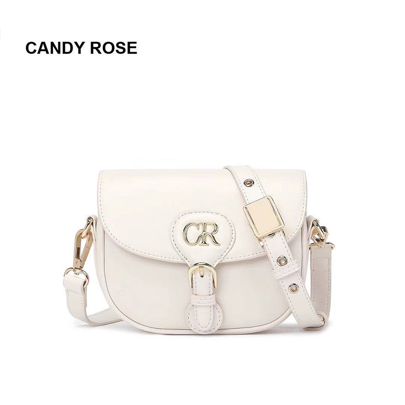 Candyrose classic retro saddle shoulder bag all-match crossbody