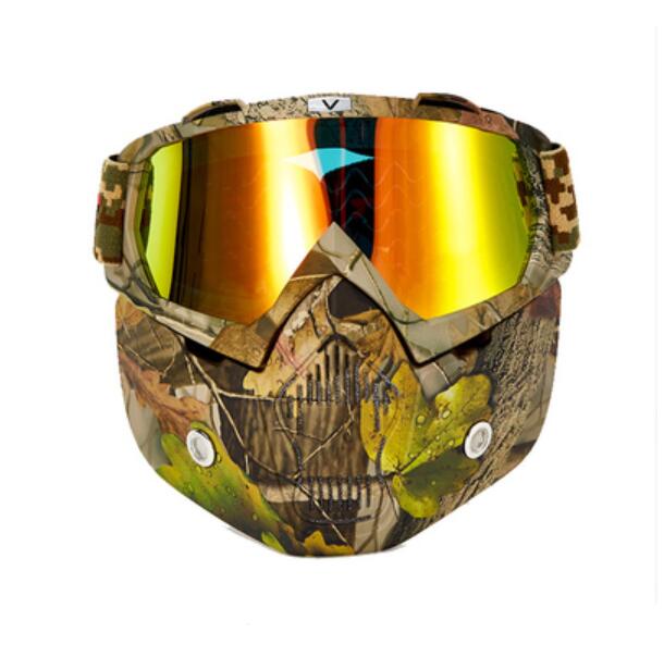 2021 four seasons new products motorcycle helmet retro face mask goggles motorcycle half helmet mask riding antifog and sand mask offroad