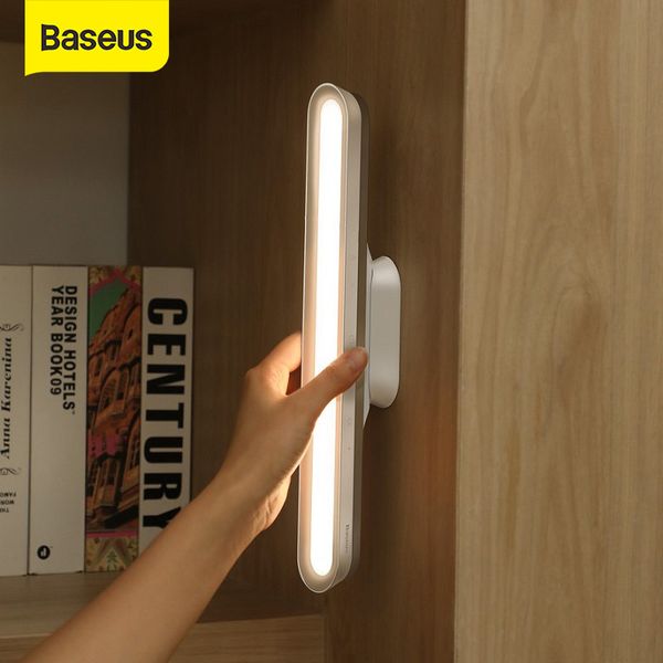 Baseus Hanging Magnetic LED Table Lamp Chargeable Stepless Dimming Cabinet Night For Closet Wardrobe Desk