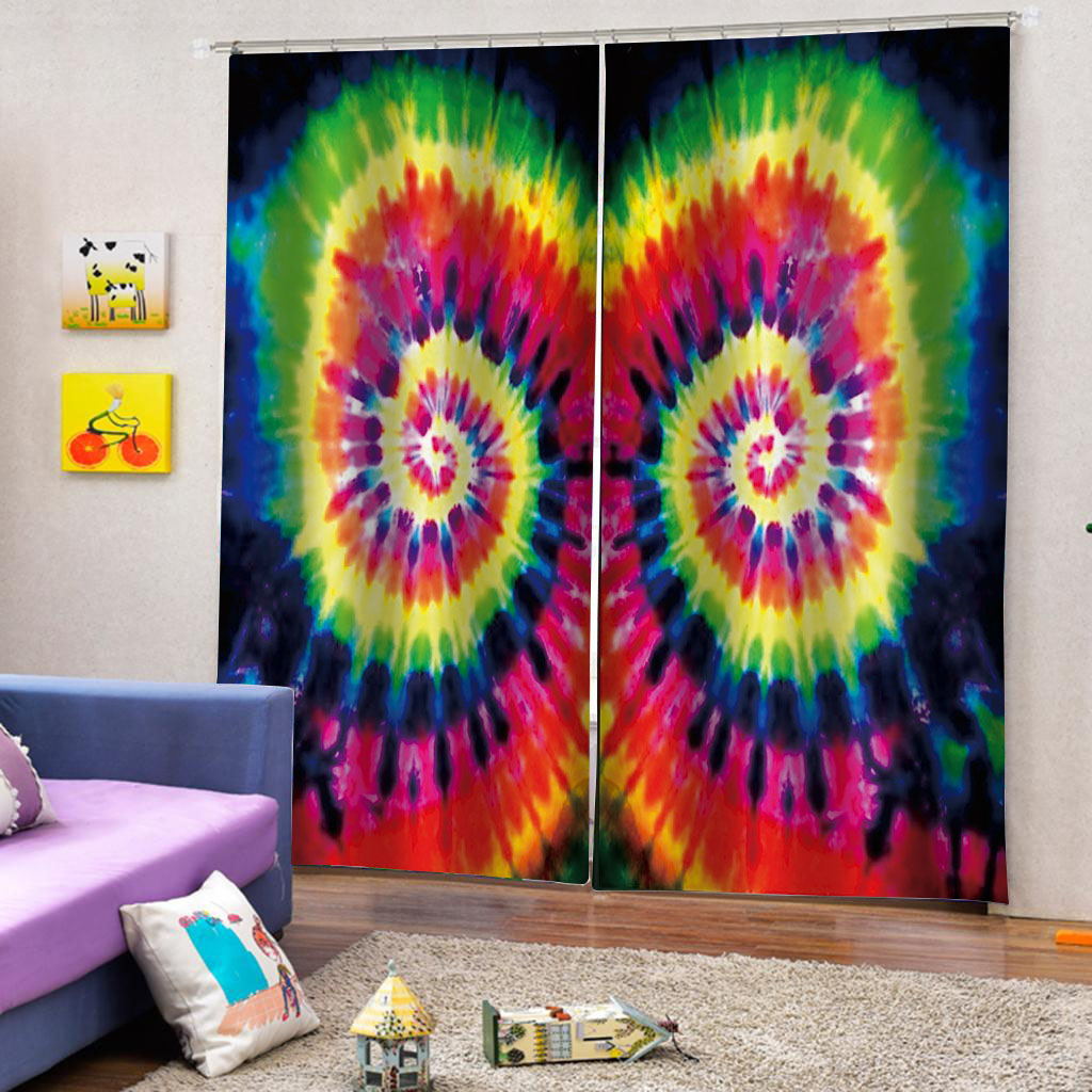 Blackout Window Curtain Art Printing Curtains For Living Room Bedroom Abstract Boys Room Drapes