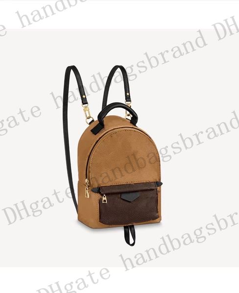 Mini backpack women Genuine Leather designer Backpacks fashion back pack for women handbags Presbyopic Mini shoulder Purse Cross body bag