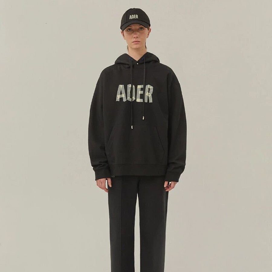 2021 New Adererror Hoodie Hooded Men Women 1:1 Top-quality Adhesive Paper Style Letter Printing Ader Error Pullovers Aocj