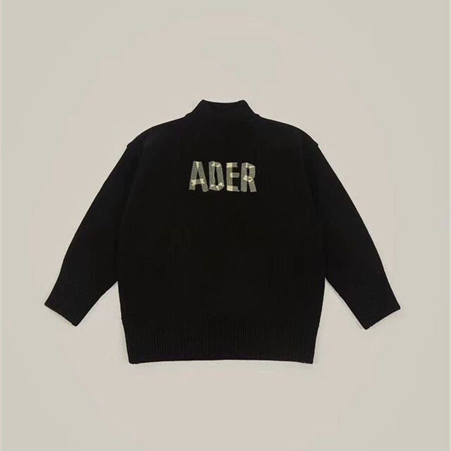 2021 New Fw Adererror Sweater Men Woman Adhesive Paper Style Letter Printing Crewneck Ader Error Sweatshirts Q58j