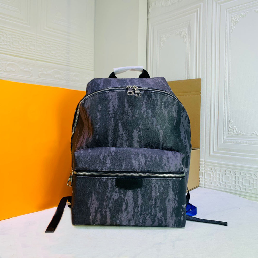 Luxurys Designers Backpacks Crossbody Bags Fashion Womens Mens Top Quality Genuine Leather Canvas Camouflage Zipper Metallic Parts Large Bag H5