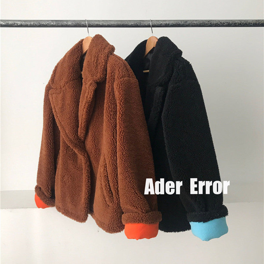 2021 New Heavy Fabric 70% Wool 30% Polyester Cardigan Adererror Er Jacket Parkas Men Women Ader Error Coats Outerwear Clothing Gfkp