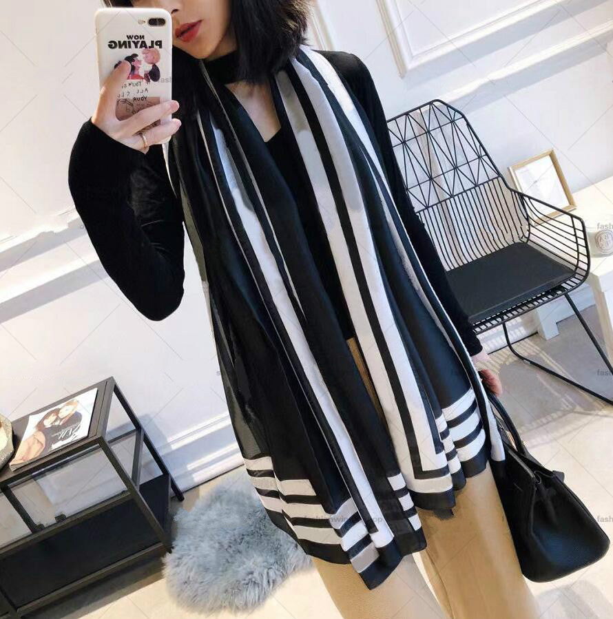 2021 new designers Silk Scarfs women luxuriousscarf Shawls wholesale High quality scarf Summer Scarfs Long scarves 3Colors Free shipping