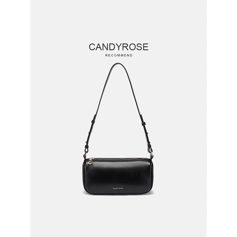 Candy rose fashion lady cream shoulder bag messenger simple and versatile