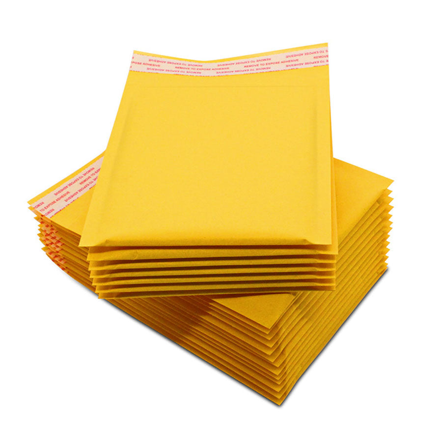 50Pcs Bubble Mailers Padded Envelopes Packaging Bags Kraft Bubble Mailing Envelope Bags Yellow Specifications Mailers Padded Envelope