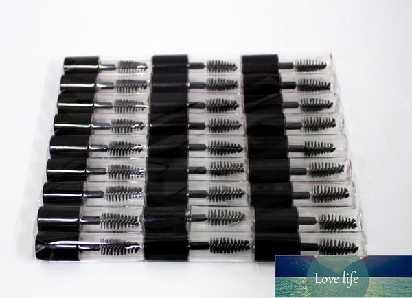 3ml Black Cap Transparent Bottle Empty Mascara tube Lip Gloss Tube Refillable Small Sample Lipgloss Wholesale