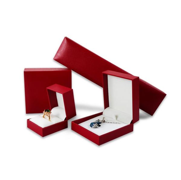 120Pcs Pendant Necklace Ring Earrings Bracelet Jewelry Box Gift Package Boxes Jewelrys Organizer Display Case SN2532