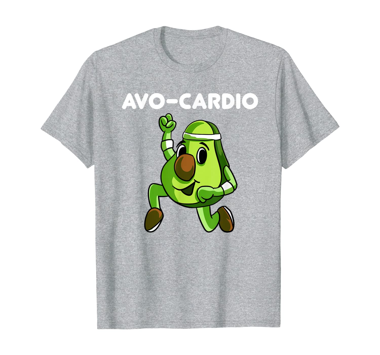 Cute Adorable Avocardio Healthy Avocado Exercise T-Shirt