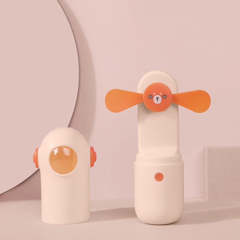 Electric Fans Usb Mini Fold Fan Portable Hold Small Air Cooler Originality Charging Household Electrical Appliances Desktop#G4