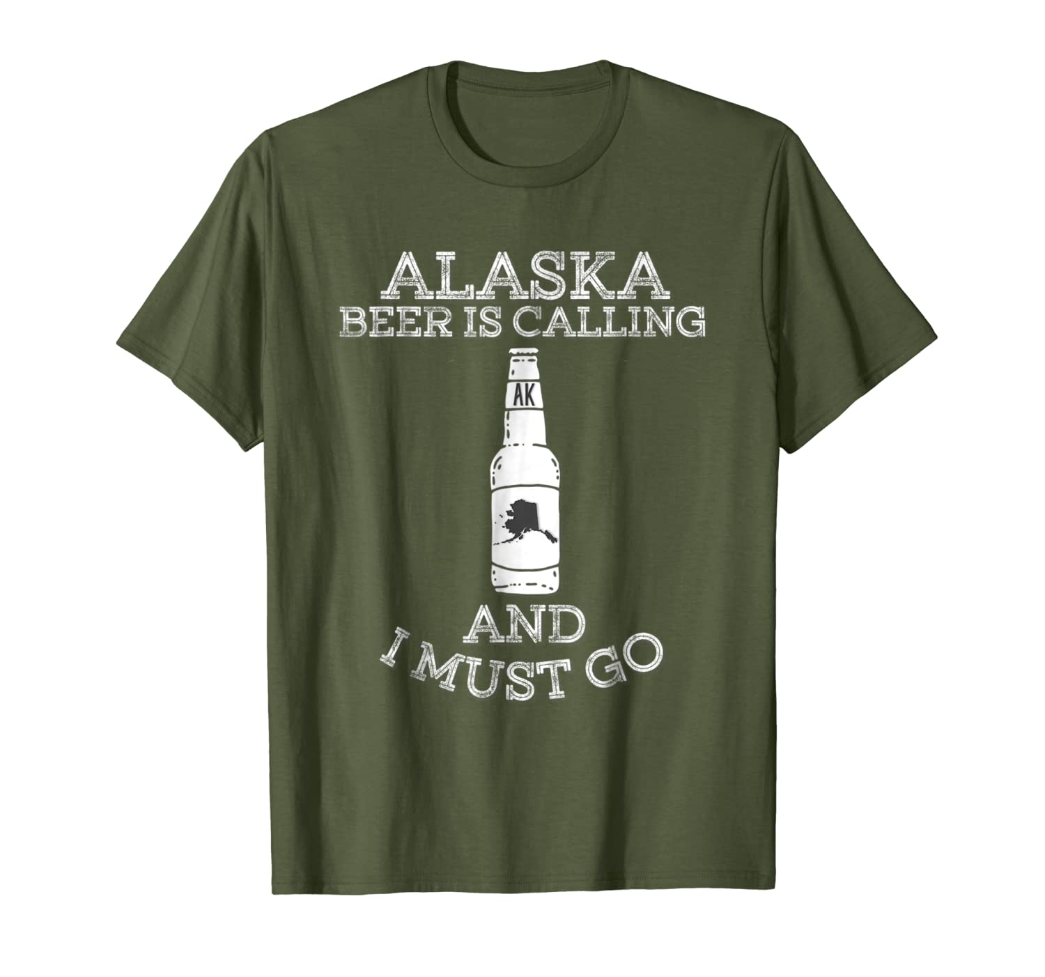 Alaska Beer Is Calling And I Must Go Craft Beer T-Shirt