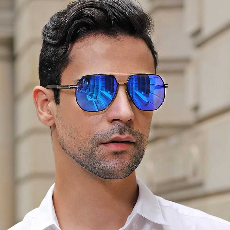 Sunglasses 2021 Classic Luxury Men Glamour Fashion Brand Sun Glasses For Women Mirrored Retro Square Designer Shades TYJ-61