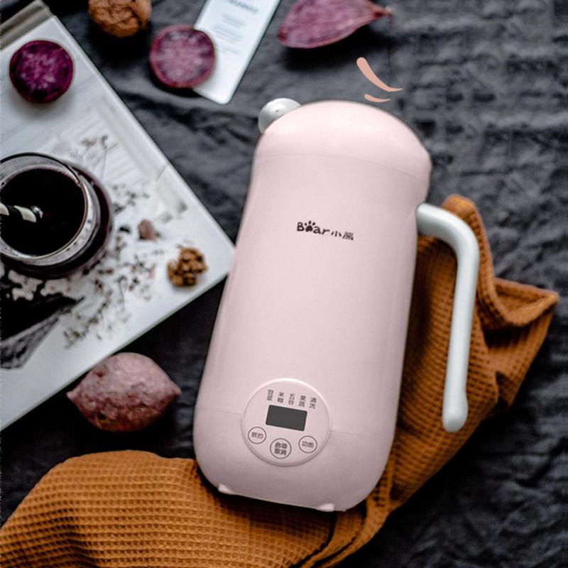 Blender Mini 350ML Capacity 1-2 Persons Soymilk Maker 500W Power Electric Mixer 10 Hours Reservation Portable Juicer