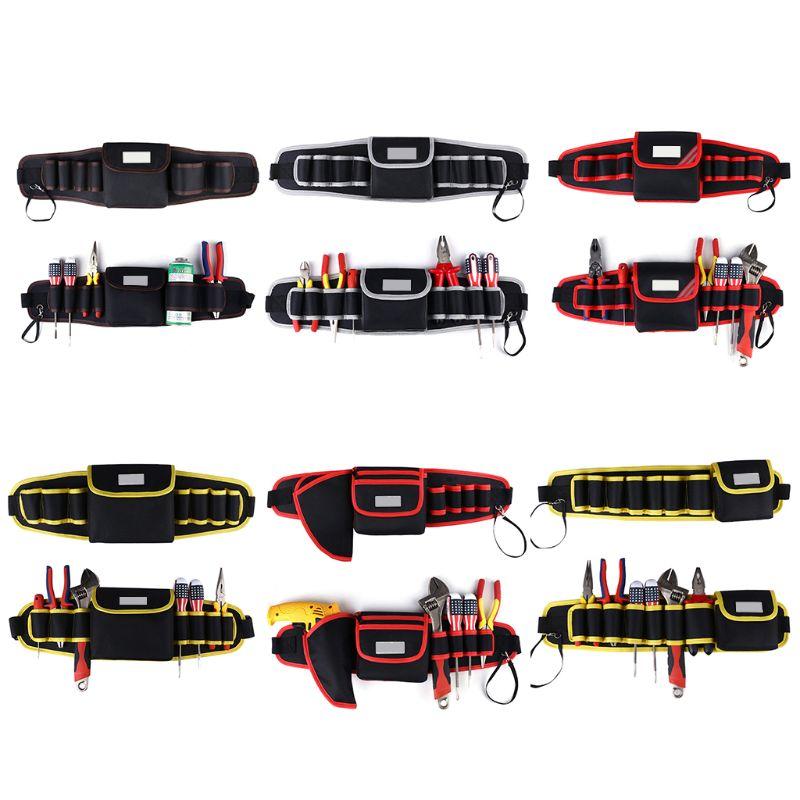Waist Bags Electrician Drill Tool Bag Pocket Pouch Belt Storage Holder Maintenance Kit