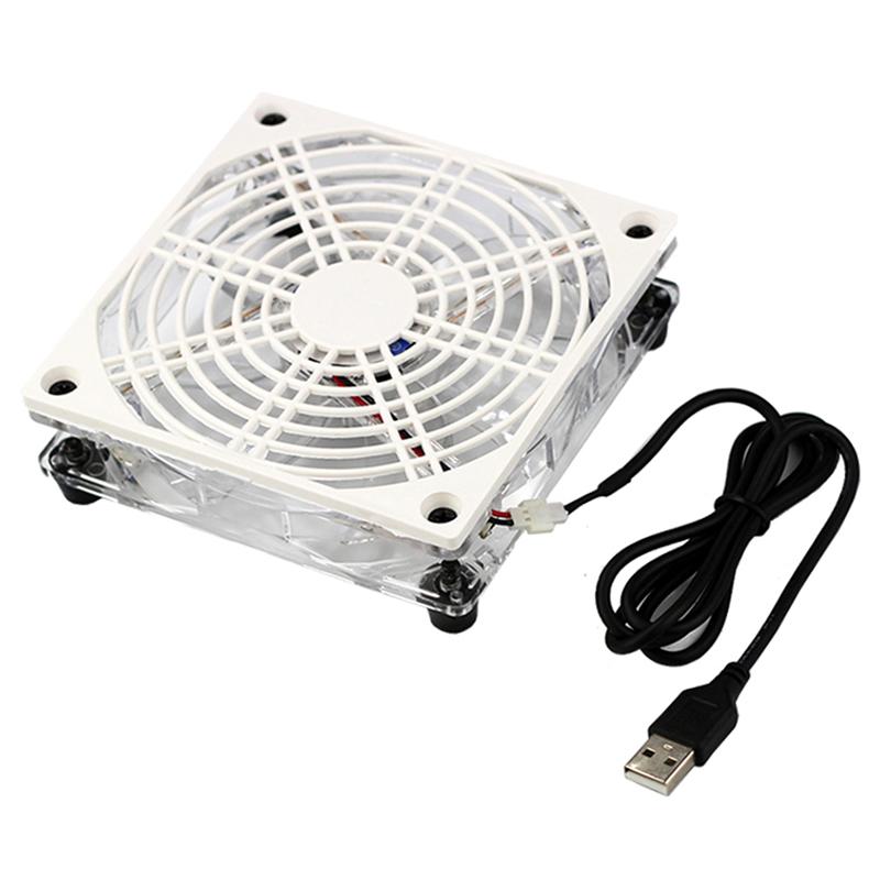 Laptop Cooling Pads Usb 5V Led Fan Wifi Router Holder Cooler Tv Set-Top Box Support Heatsink For Computer-Pc Pet Radiator