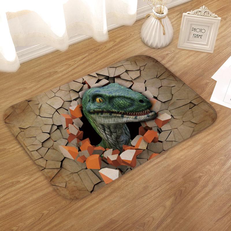 3D Creative Animal Dinosaur Non Slip Bath Mat For Bathroom Carpet Rug Absorbent tapis de bain