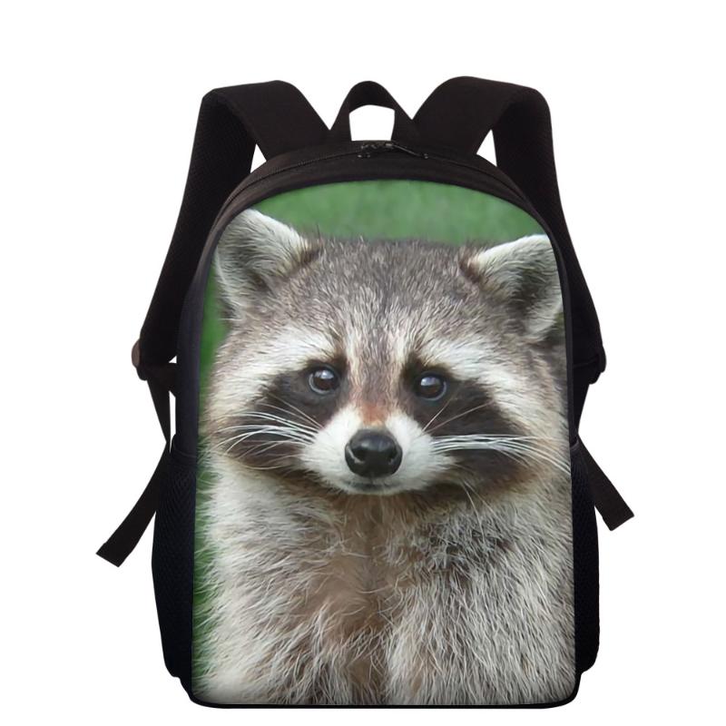 School Bags Fashion Raccoon 3D Print Bag For Girl Boys Schoolbag Kids Backpacks Children&#039;s Backpack Lovely Book Mochila Escolar
