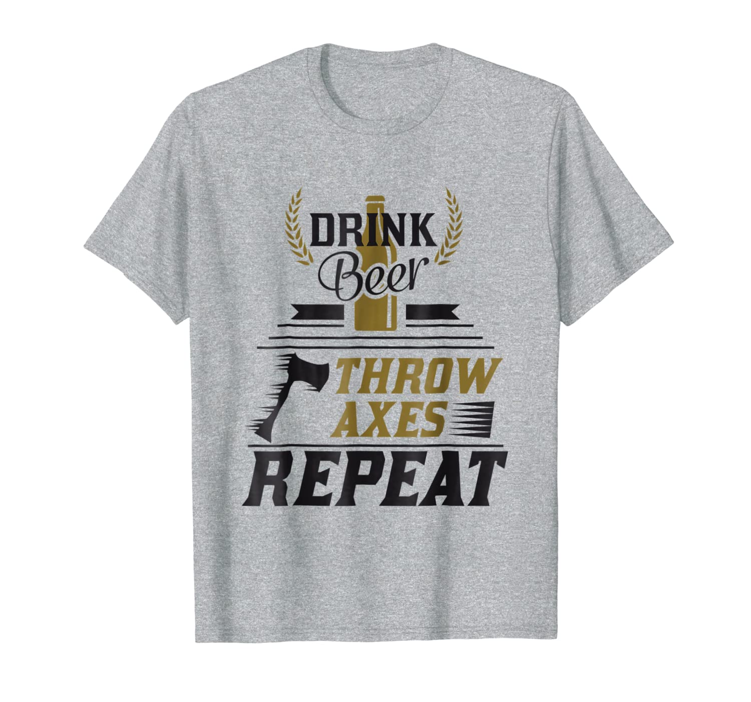 Ax Throwing Beer Lover Hatchet T-shirt Axes Competition Men