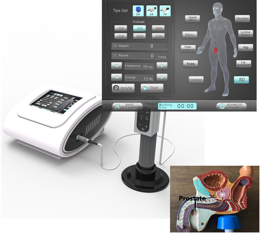 Body pain relief ED treatment shock wave digital massage therapy machine ESWT Erectile dysfunction Shockwave physiotherapy Equipment