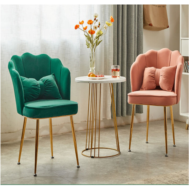 Modern dressing table desk armchair living room furniture Nordic backrest ins light luxury waiting sofa comfortable and simple lounge chair