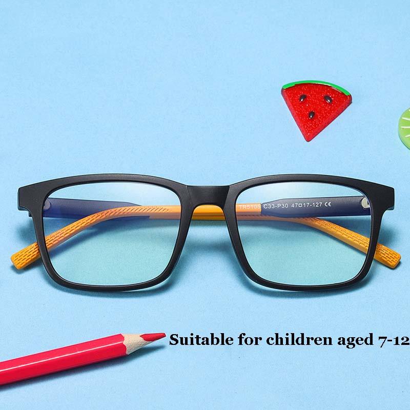 Fashion Sunglasses Frames Anti Blue Light Radiation Glasses Frame For Children Kids Boy Girl Ray Blocking Computer Gaming Eyeglass Oculos