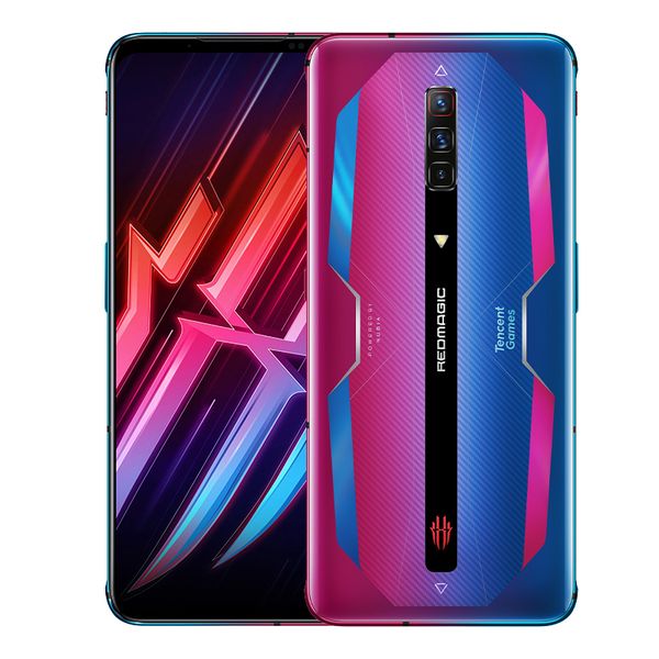Original Nubia Red Magic 6 5G Mobile Phone Gaming 12GB RAM 128GB 256GB ROM Snapdragon 888 64MP Android 6.8 inch Full Screen Fingerprint ID 5