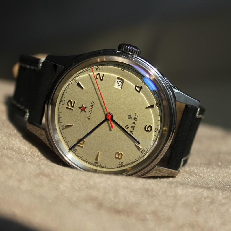 Wristwatches Seagull Aviation Watch 1963 Retro Bubble Mirror ST2130 Movement Stainless Steel 50m Waterproof Automatic Mechanical