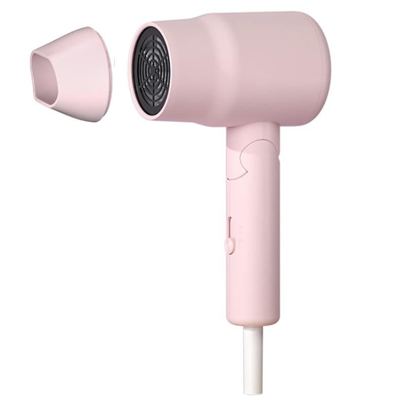 Electric Hair Brushes Mini Travel Dryer 800W Compact Folding Handle Blow With 3 Heat Settings, 2 Speed, Quiet Drying