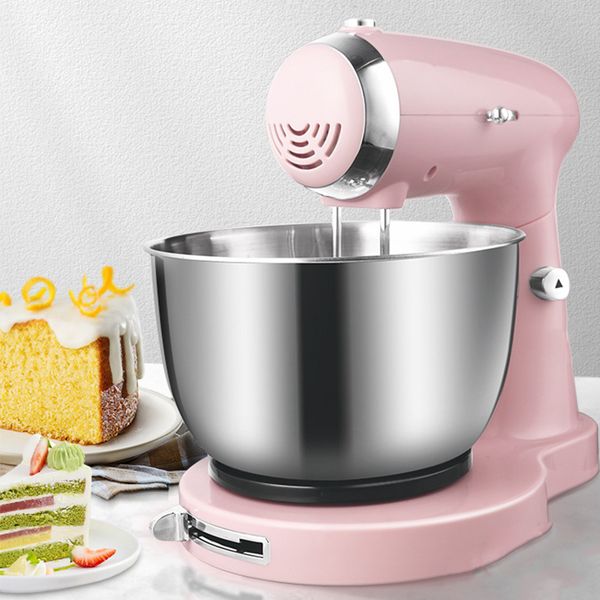 3.2L Stainless Steel Bowl 5-Speed Kitchen Food Stand Mixer Egg Beater Blender Dough Kneader Chef Machine