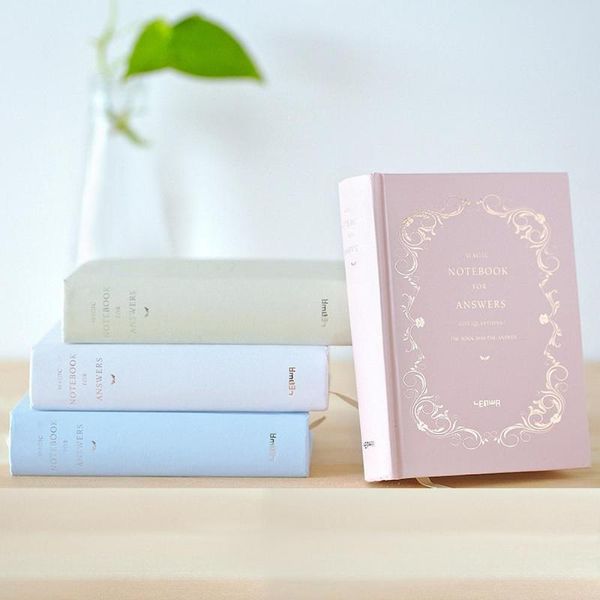 Notepads 208 Sheets A6 Answer Notebook Journal Diary Planner Blank Pages Memo Answers Hardcover Copybooks Office Supplies