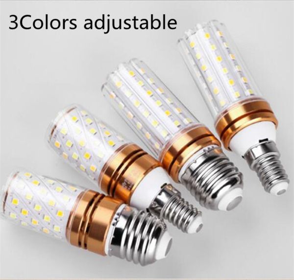 4Pcs-lot LED Corn Bulb E27 E14 SMD 2835 No Flicker Bulbs lamp 12W 16W 220V Chandelier Candle LEDs Light For Home Decoration D2.5