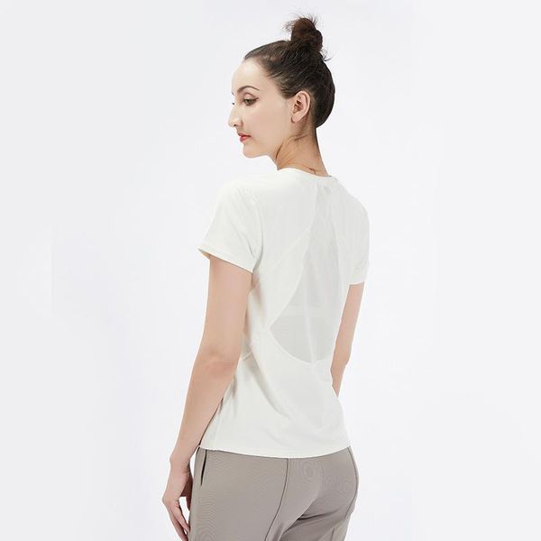 2021 Yoga Outfits Women Fitness Shirts Quick Dry Athletic Running Sports Vest Workout T Shirt women&#039;s gym blazer tracksuit