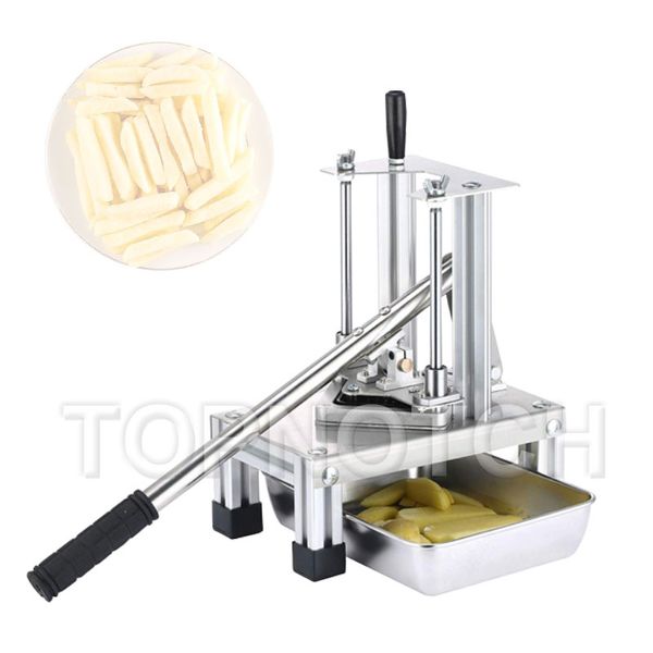 Hand Pressure Sweet Potato Stick Cutting Machine Manual Press Cucumber French Fries Extruder