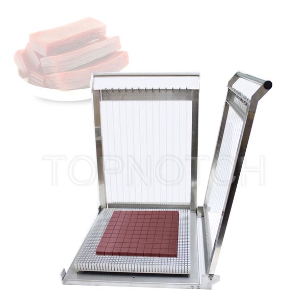 Manual Fudge Candy Raw Chocolates Mouse Cake Cutting Machine Chocolate Bar Cutter Divider Slicer Maker