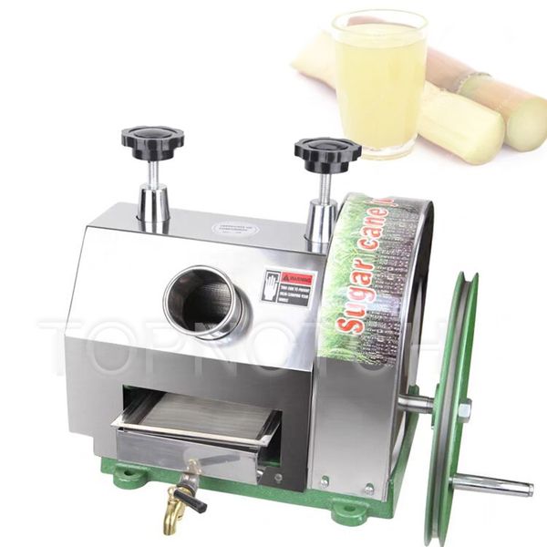 Commercial Manual Sugarcane Juicer Sugar Cane Grind Press Machine Extractor Squeezer Hand Wheel