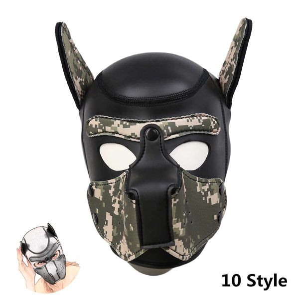 Slave Soft Padded Neoprene Dog Full Head Mask Hood For Bdsm Bondage Couples Flirting Adults Games Halloween Party,Unusual Goods P0816