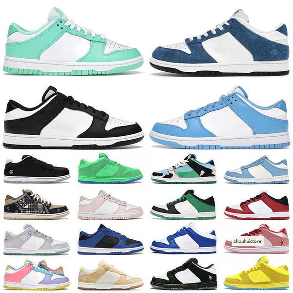 men women running shoes Green Glow Michigan Photon Dust Sail Triple UNC White Black Candy mens trainers outdoor sports sneakers