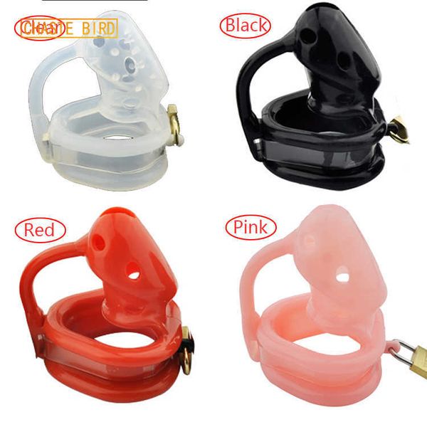 Chaste Bird Latest Design Birdlocked Pico Massage Silicone Spikes Massage Male Chastity Cage A128 P0826