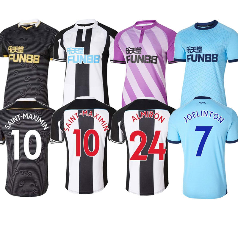 #New#21 22# NUFC# Soccer Jersey#s SHELVEY2021 JOELINTON# Football# Shirt ALMIRON RITCHIE GAYLE Equipment Men Kids Kits