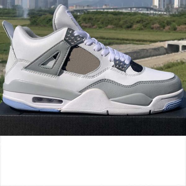 ty 2021 New Jumpman 4 4s Sail Basketball Shoes Off mens womens Bred Green Metallic NEON Fire Red White Trainers Sport SneakersCSCE