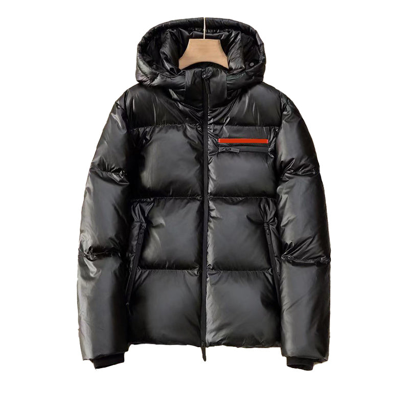 Luxury Down jackets for men Long sleeve Hooded Parka Winter Couples Clothing Coat Outerwear Embroidery designer jacket male size m-3xl