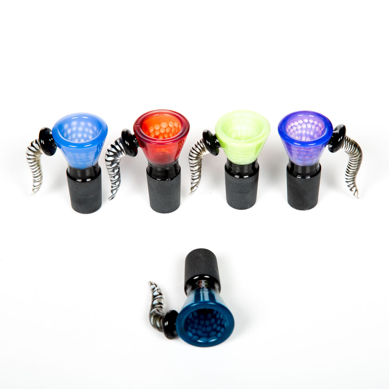 Vintage Glass Bowl male 14mm Colorful For Water Bong pipe smoking bowls hookah