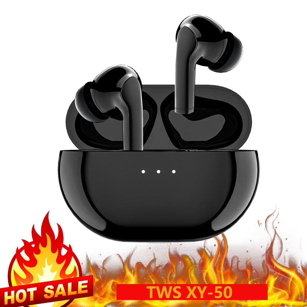 TWS XY-50 Wireless Earphones Stereo Headset True Bluetooth Earbuds Waterproof Music Earphone For iPhone iPad Android Sport Headphones Hey Siri with