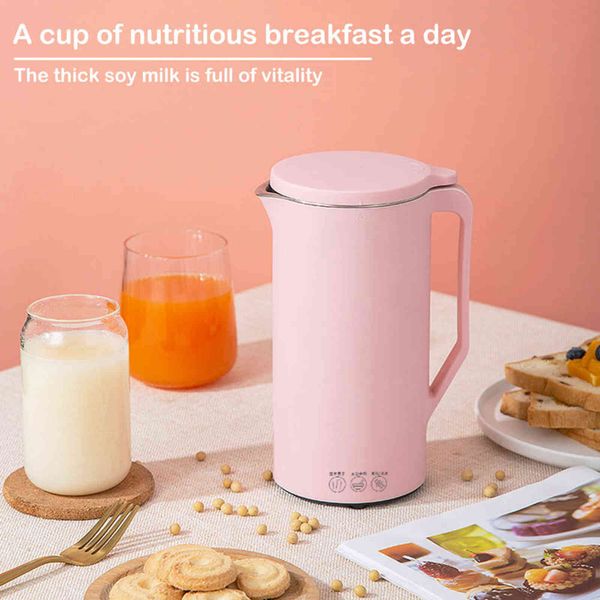 Portable Blender Automatic Soy Milk Machine Mini Fruit Maker Juicer Vegetable Extractor Food Blender Filter Free For Soybean H1103