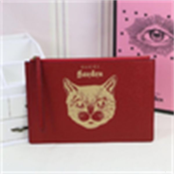 PURSE Luxury J7US red 516928 WOMEN REAL LEATHER LONG WALLET CHAIN WALLETS COMPACT Brand CLUTCHES EVENING KEY CARD HOLDERS Designer