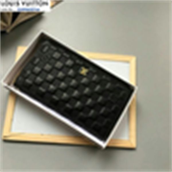 Holders Leather Wallet Brand Zip Walletwomen Real Designer Long Wallets Chain Luxury Pouches Key Card M2042 Phone Cases Purse Embossed Clutc