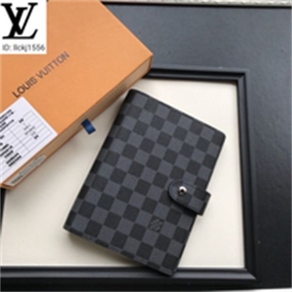 Cover Wallets 5loa M2004 Haig Notepad Brand Men Real Leather Long Chain Designer Compact Purse Clutches Evening Key Card Luxury Holders